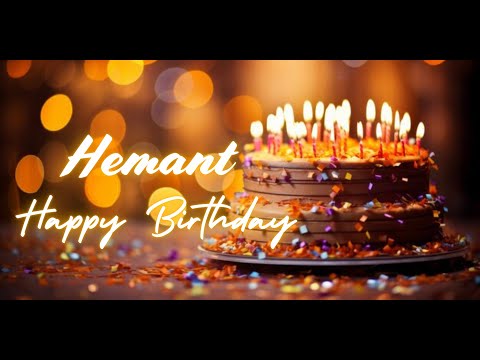 Hemant Happy Birthday | Birthday Songs with name | Birthday Reel | Janmdin | #Ad4beloved