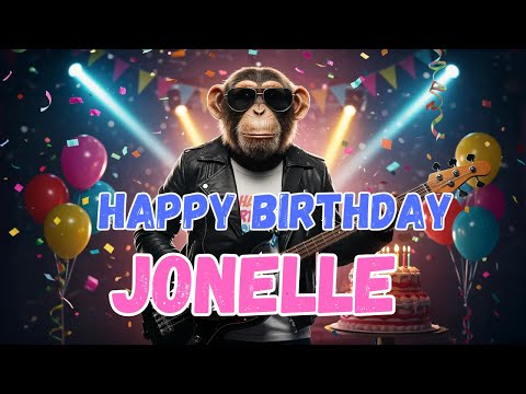 JONELLE Happy Birthday Song - Happy Birthday to Jonelle