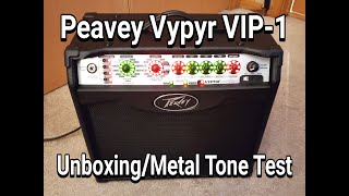 Video thumbnail for Peavey Vypyr VIP-1 Unbox | Best Tone Test for METAL (20-watt 8-inch) by DickieRadd