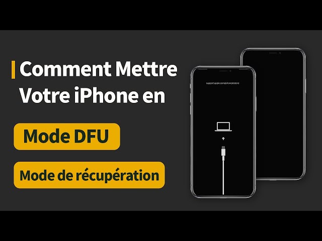 [1 minute] Entrer/sortir rapidement du mode de récupération de l'iPhone ou du mode DFU