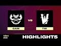 HIGHLIGHT | GAM vs TW | VCS 2024 MÙA XUÂN - Tuần 5 | 25.02.024