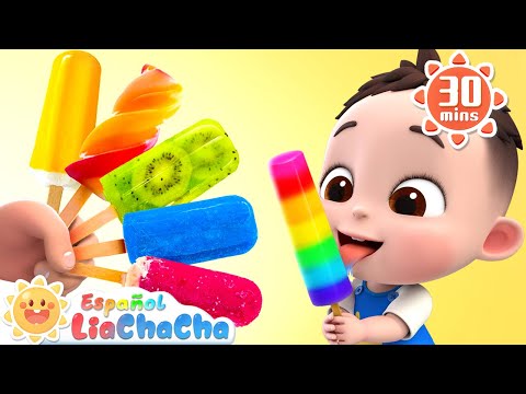 Canción de las Paletas Coloridas | Canción de Colores | LiaChaCha en Español - Canciones Infantiles
