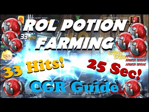ROL Speed Potion Farming - CGR Synergy’s & Rotation Guide | 25 Second and 33 Hit Take Downs!