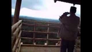 The largest wooden structures tower in Latvia.