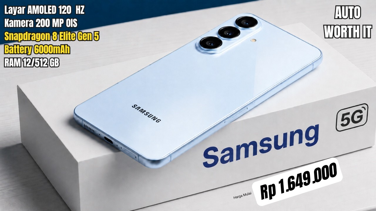 SAMSUNG TURUN HARGA PARAH‼️RAM 12/512GB, 6000mAh - HP SAMSUNG TERBAIK DAN BARU TURUN HARGA 2026