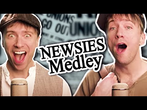 Video thumbnail for Newsies Medley