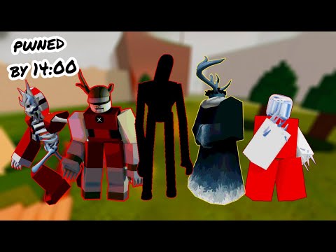 WINNING WITH EVERY 'FATHER' SKIN! | Roblox Pwned By 14:00