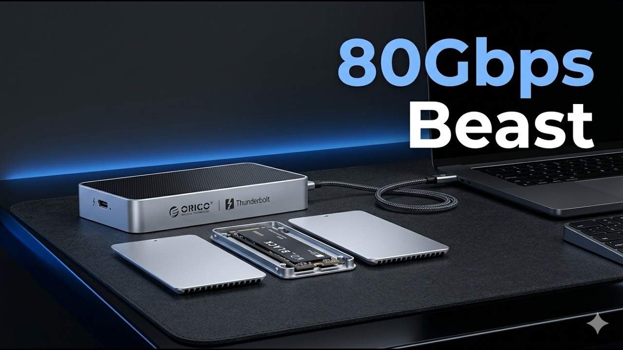 Quiet, Fast, Premium Storage | ORICO X50 Thunderbolt 5 SSD enclosure