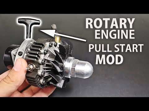 Nitro Rotary Engine Cleaning & Pull Start Addition