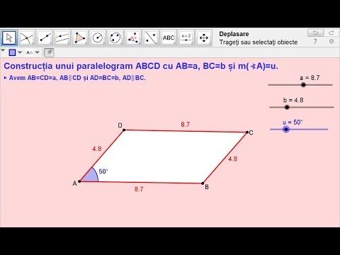 Construcția unui paralelogram (1)