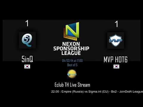 Nexon Sponsporship League - 5inQ vs MVP BO5 game 3 - EclubTH pinkle & Lakelz