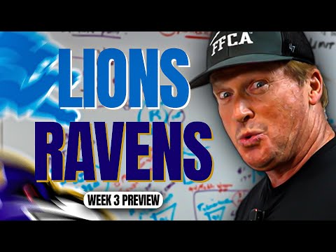 Lions vs Ravens Week 3 | Gruden’s Preview