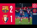 Resumen #PrimeraFederación | FC Barcelona Atlètic 2-1 Club Atlético Osasuna B | Jornada 10, Grupo 1