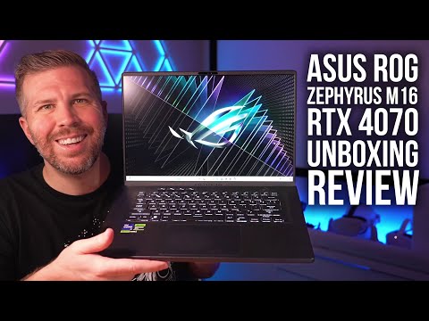 video - Asus Zephyrus M16, i9-13900H, RTX 4070, 16 GB DDR5-4800, 1 TB SSD, QHD 240 hz 500 nits 100% DCI-P3