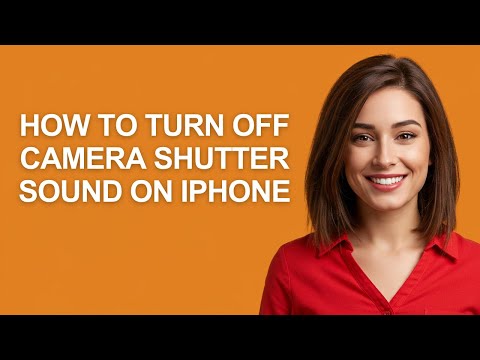 How To Turn Off Camera Shutter Sound On Iphone - AshleyHowTo
