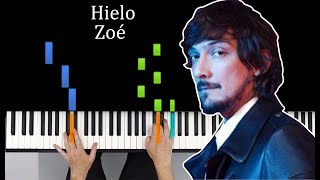 Hielo - Zoé PIANO TUTORIAL MIDI SYNTHESIA