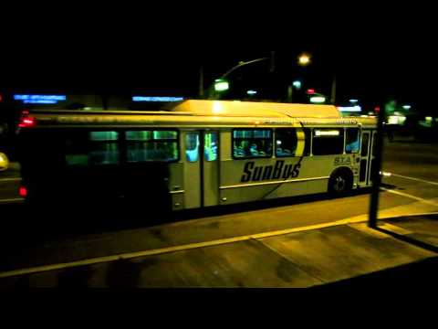 SunLine 2003 Orion V #568 Departs (Street Scenes)