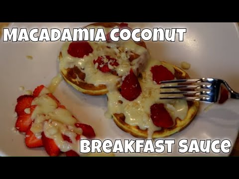 Keto Fat Bomb & Dessert Topping: Creamy Macadamia Sauce