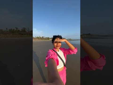 Goa Vlog 🌴 Room Tour, Sunset from Beach & More! #youtubeshorts #minivlog #shorts #goa #travel