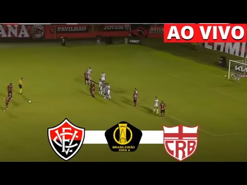 VITÓRIA X CRB AO VIVO COM IMAGENS | BRASILEIRÃO SÉRIE B 2023