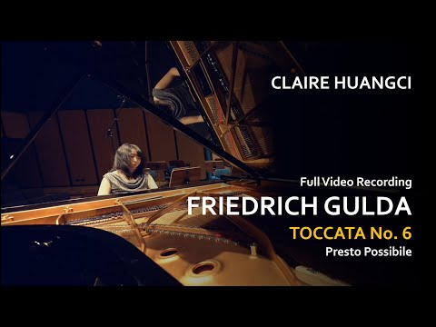 Friedrich Gulda Toccata No. 6 - Claire Huangci - Presto Possibile/ Piano as fast as possible