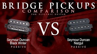 Video thumbnail for Seymour Duncan BLACK WINTER vs NAZGUL - Passive Bridge Pickup Guitar Tone Comparison Demo by Mike Stamper