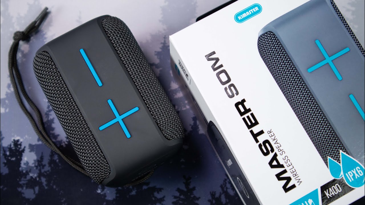Kimaster K400: Caixa de som portátil com muito custo benefício!
