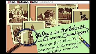 Where in the World is Carmen Sandiego / MS-DOS