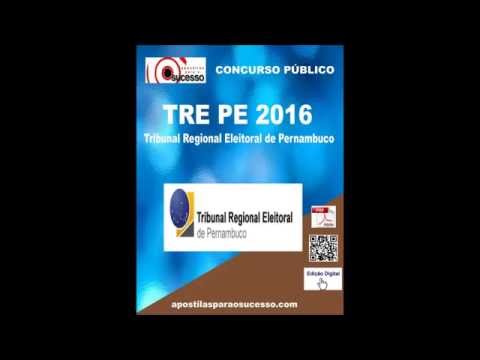 Apostila TRE PE 2016 Técnico Judiciário Área Administrativa