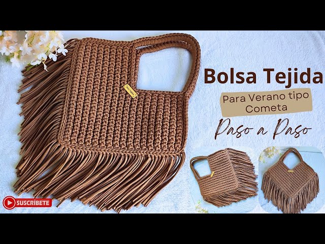 Vídeo relacionado con HTTDSLF Bolsos de Paja Mujer Verano, Elegante Bolso de Mano Bohemio, Práctico Bolso de Hombro Rafia para Mujer, Bolsos Tejidos Crochet, Tote Bag Para Viaje Fiesta Vacaciones (Beige)