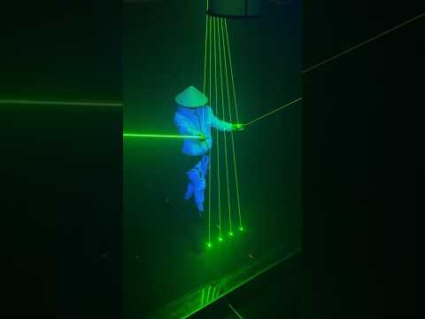 A little clip from our recent performance in New York #lasershow  #laserman