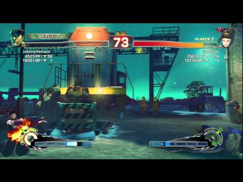 JohnryHenson (M.Bison) Vs SIOKiller (Juri) SSF4 AE Ranked Matches - PSN