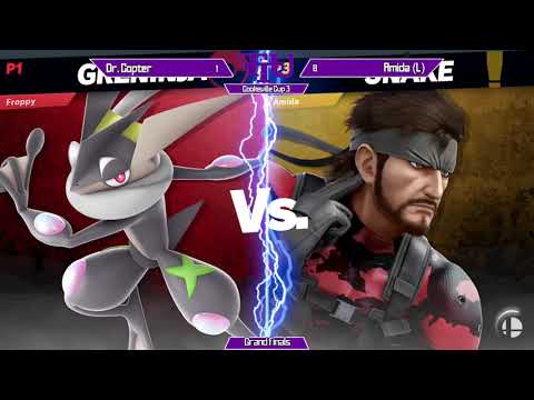 Dr. Copter (Greninja) Vs. Amida (Snake) Cookeville Cup 3 Grand Finals