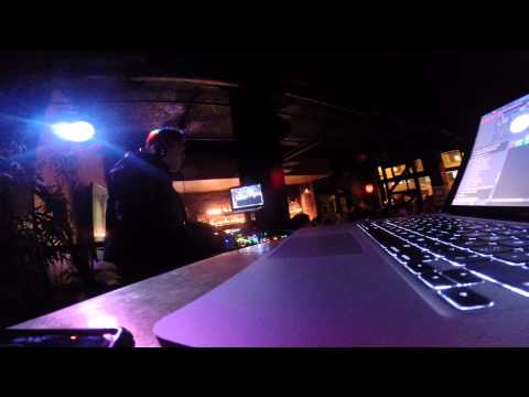 Me DJing! Bar XV, Portland Oregon