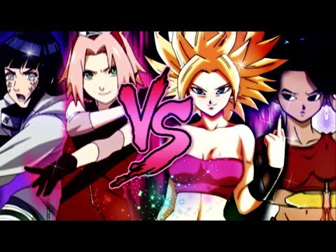 Sakura e Hinata VS Caulifla e Kale l Batalha de Rap l ft. Jessy G / TKN /Sárcelli