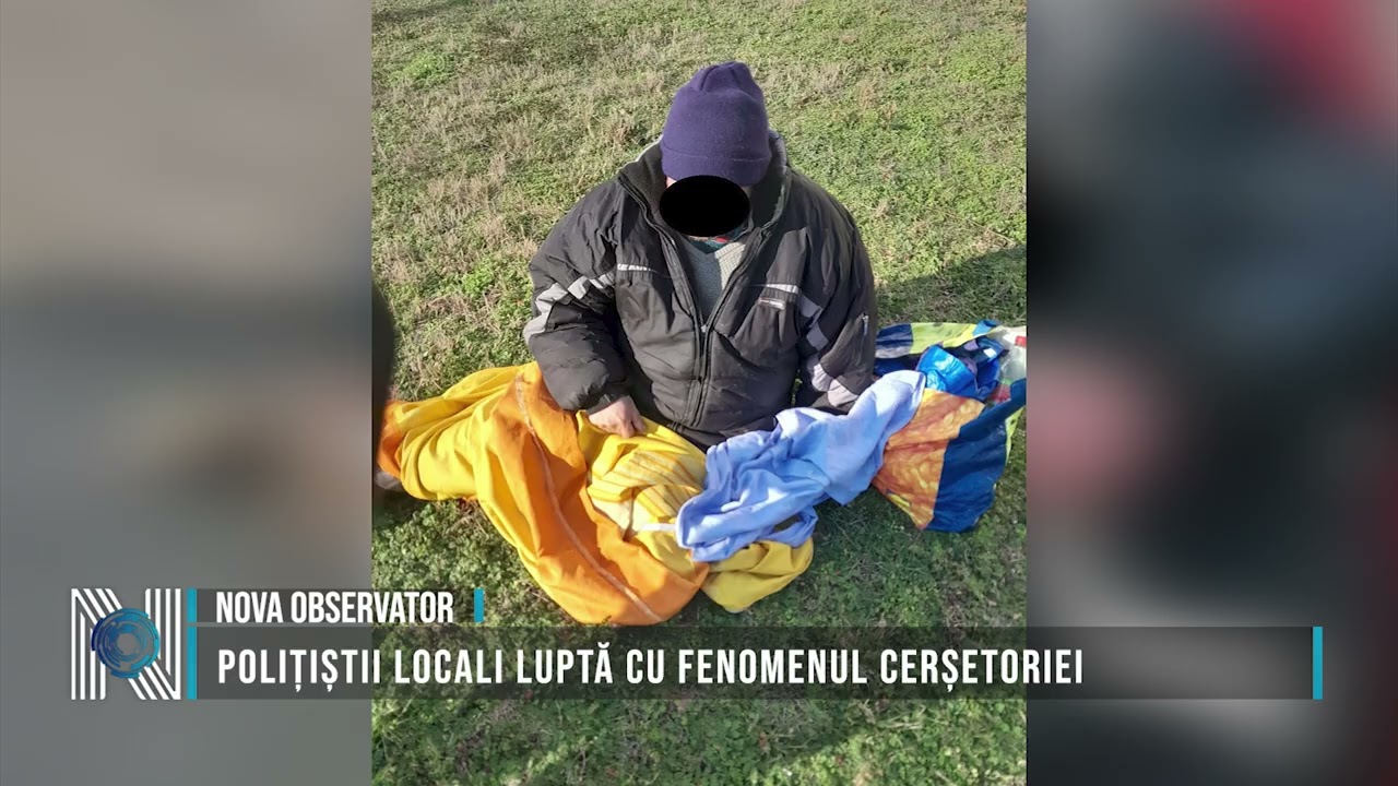 POLIȚIȘTII LOCALI LUPTĂ CU FENOMENUL CERȘETORIEI