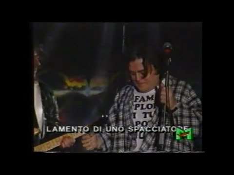 SKIANTOS - Lamento di uno spacciatore LIVE Videomusic