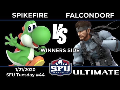 SFU Tuesday #44: Spikefire (Yoshi) vs Falcondorf (Snake) - Winners Round 3