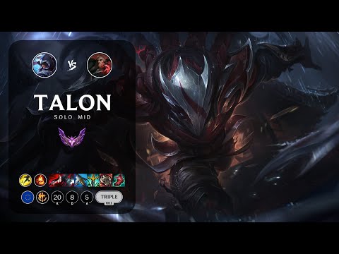 Talon Mid vs Swain - EUW Master Patch 13.13
