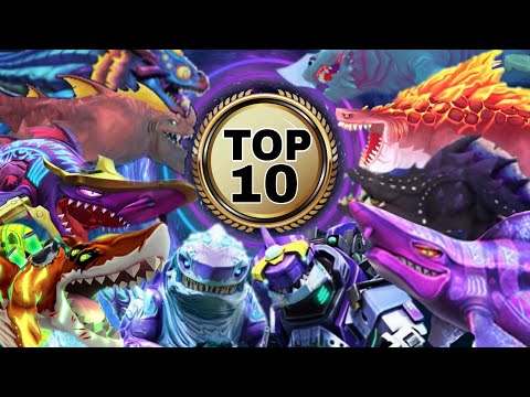 TOP 10 STRONGEST SHARKS IN HUNGRY SHARK 2022 - BEHEMOTH & ABYSSAL SHARK UPDATE | KAIJU GAMER PH