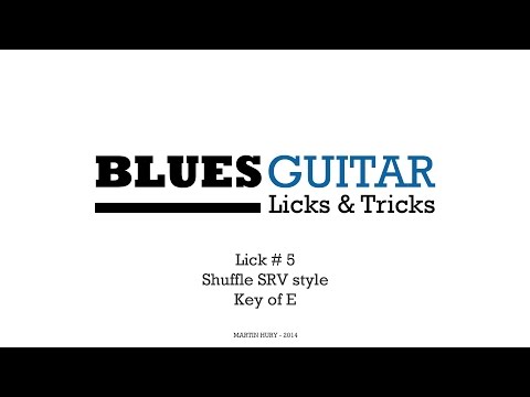 29 Blues Licks - Lick #5 Shuffle SRV Style