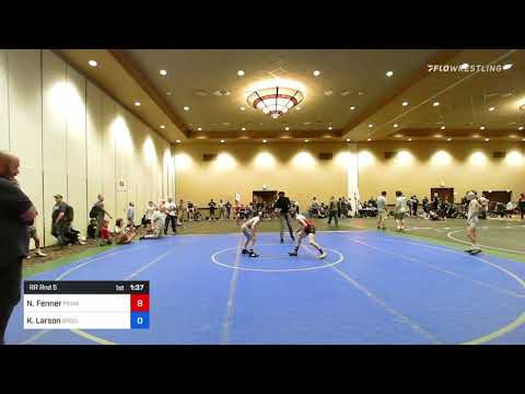 84 Lbs Rr Rnd 5 - Nathan Fenner, Pennsylvania Vs Kahle Larson, Brookville Wrestling Club 0e62