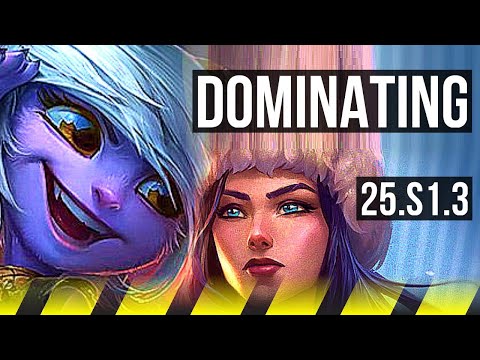 TRISTANA & Thresh vs CAITLYN & Lux (ADC) | Dominating | KR Challenger | 25.S1.3