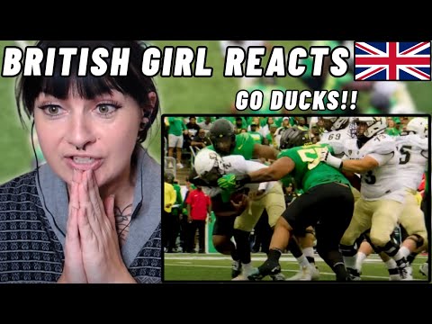 BRITISH Girl Reacts to Ducks Vs Them - Oregon!!