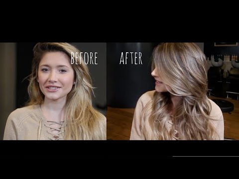 BLONDE TO BRUNETTE - REVERSE BALAYAGE - HAIR COLOUR...
