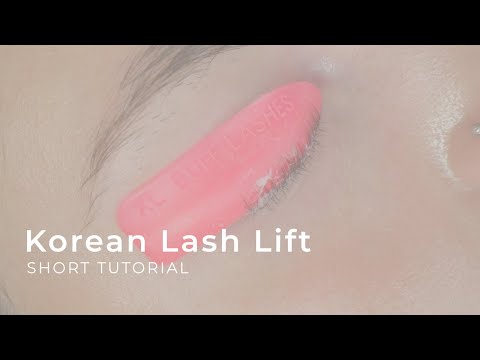 Korean Lash Lift short tutorial | Lucky Eight Studios x Buff Browz