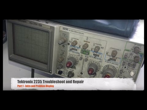 Tektronix AN/USM-488 2235 Oscilloscope repair and calibration 1 of 7