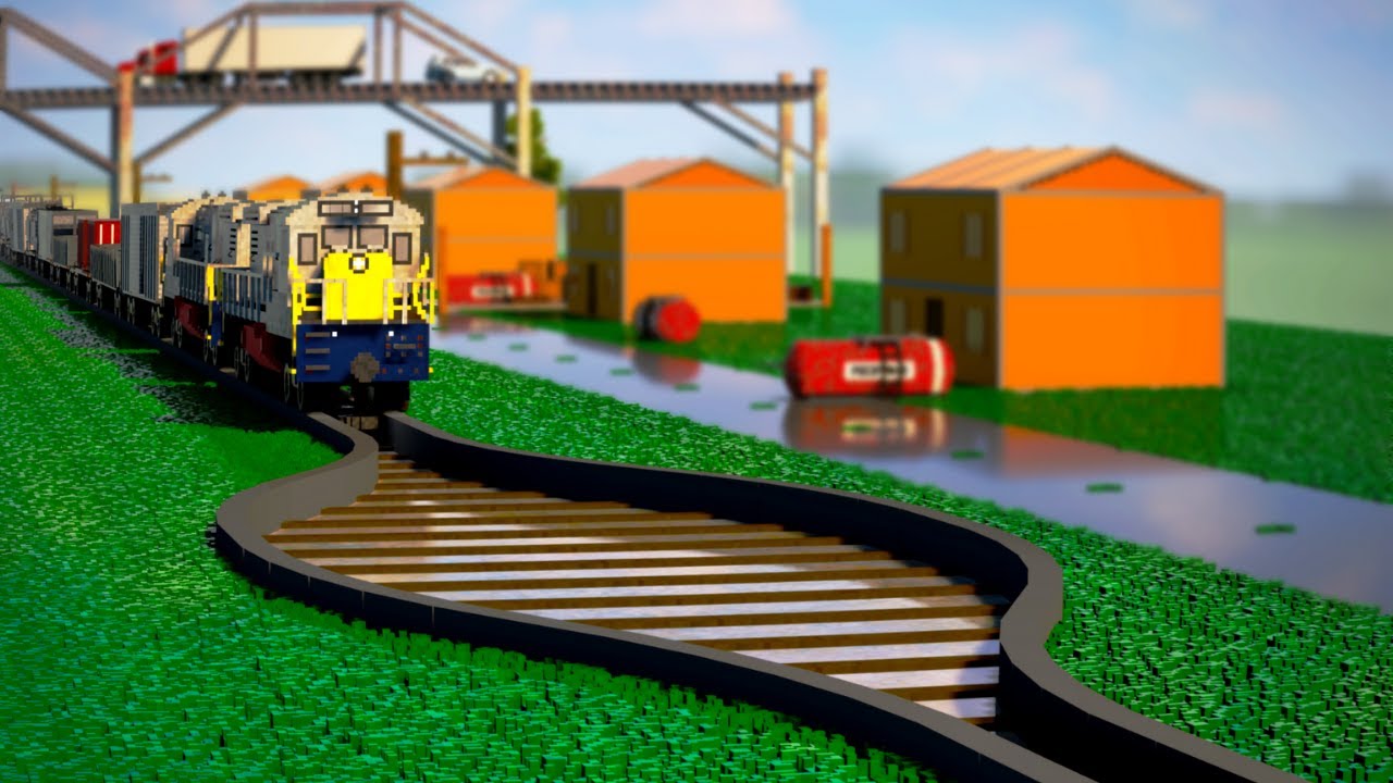 Top 10 Realistic TRAIN ACCIDENTS - Teardown