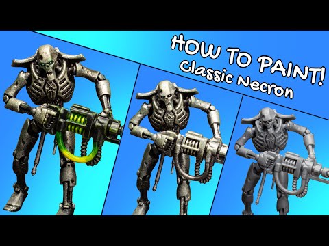 How to Paint CLASSIC Necron Warriors for Beginners | INDOMITUS Step by Step Guide