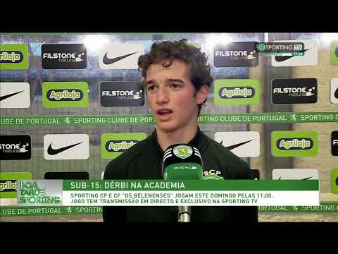 Declarações de RODRIGO CABRITO (Sporting Sub-15).